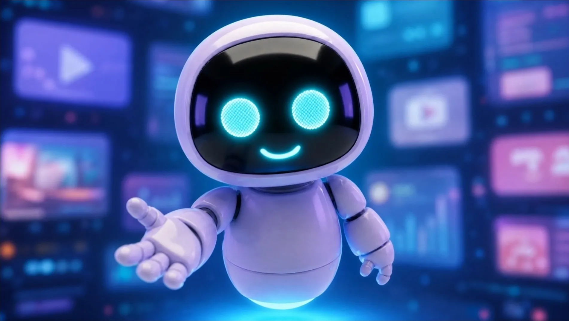 Кадр из мультфильма урока с роботом Ассистентом